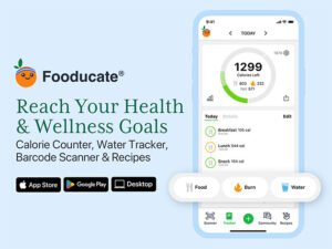 Planning a healthy diet with a nutrition app